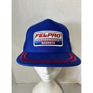 Vintage Fel Pro Performance Gaskets Snapback Trucker Hat Cap Handcrafted Dad